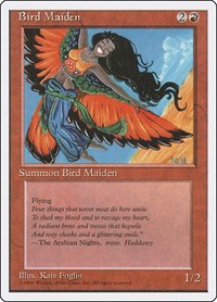 Bird Maiden - Fourth Edition - Magic: The Gathering card