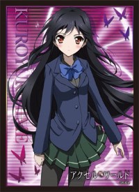 Bushiroad Sleeve Collection HG Vol.417: Accel World - Kuroyukihime (60-Pack) · Bushiroad Card Sleeves