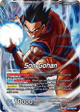 dragon ball super card game tournament of power Son Gohan // Son Gohan, Leader of Universe 7 - Tournament of Power