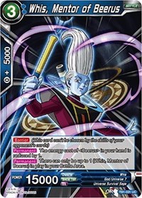 Whis, Mentor of Beerus card art