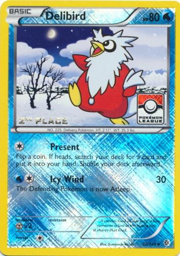 Delibird - 38/149 (Pokemon League) [2nd Place] 038/149 from League & Championship Cards