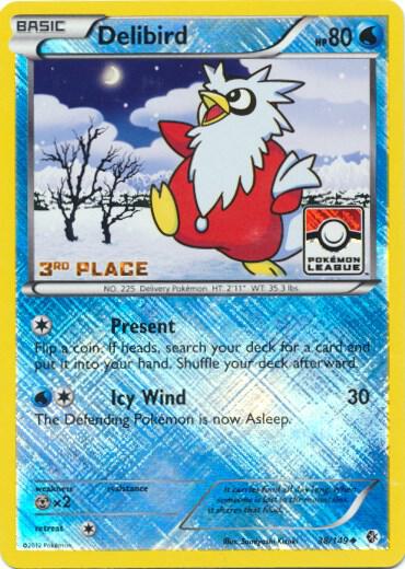 Delibird - 38/149 (Pokemon League) [3rd Place] 038/149 from League & Championship Cards