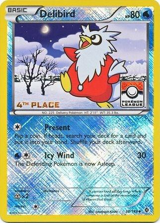 Delibird - 38/149 (Pokemon League) [4th Place] 038/149 from League & Championship Cards