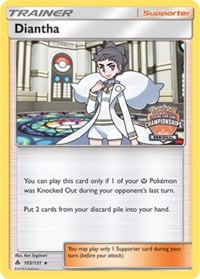 Diantha - 105/131 (Regional Championships) #105/131 from League & Championship Cards Pokemon card image