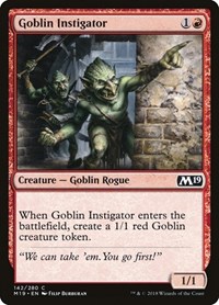 Goblin Instigator (Core Set 2019)
