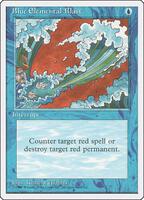 Blue Elemental Blast - Fourth Edition - Magic: The Gathering