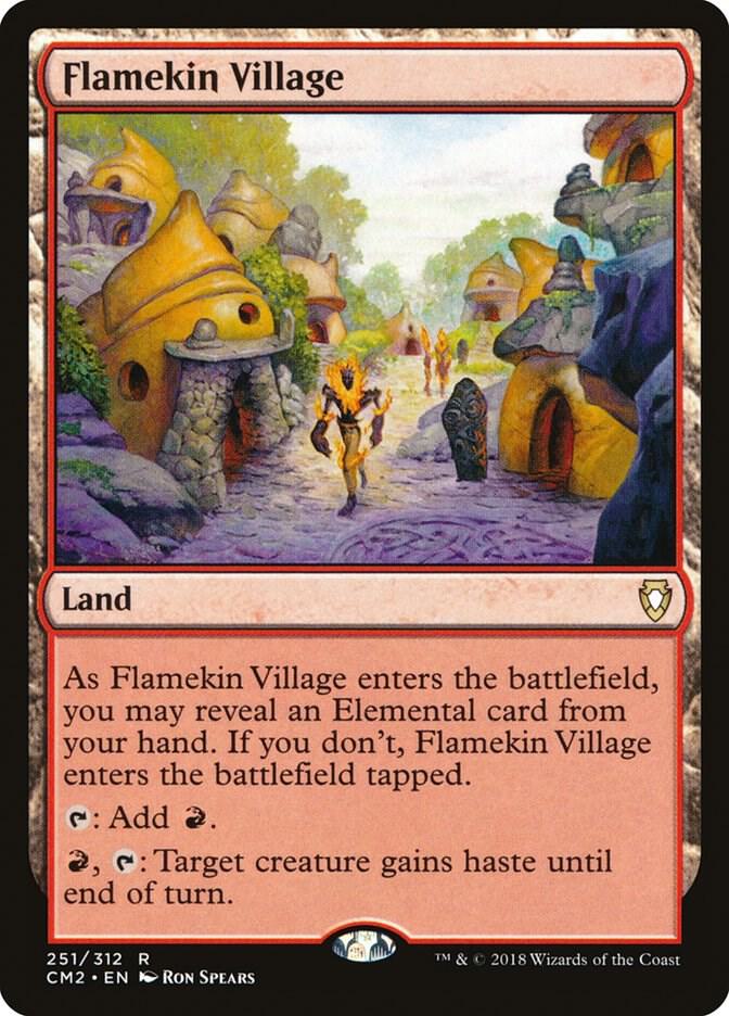 Flamekin Village 251 card