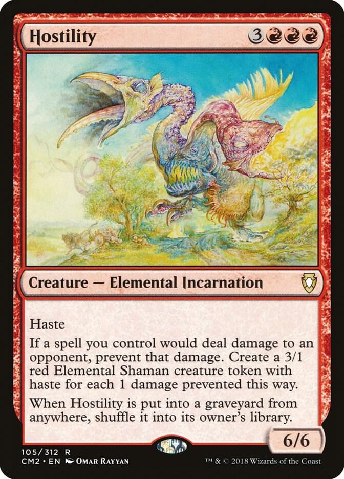 Hostility 105 card