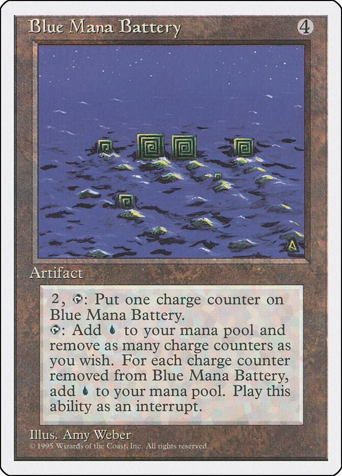 Blue Mana Battery - Fourth Edition - Magic: The Gathering