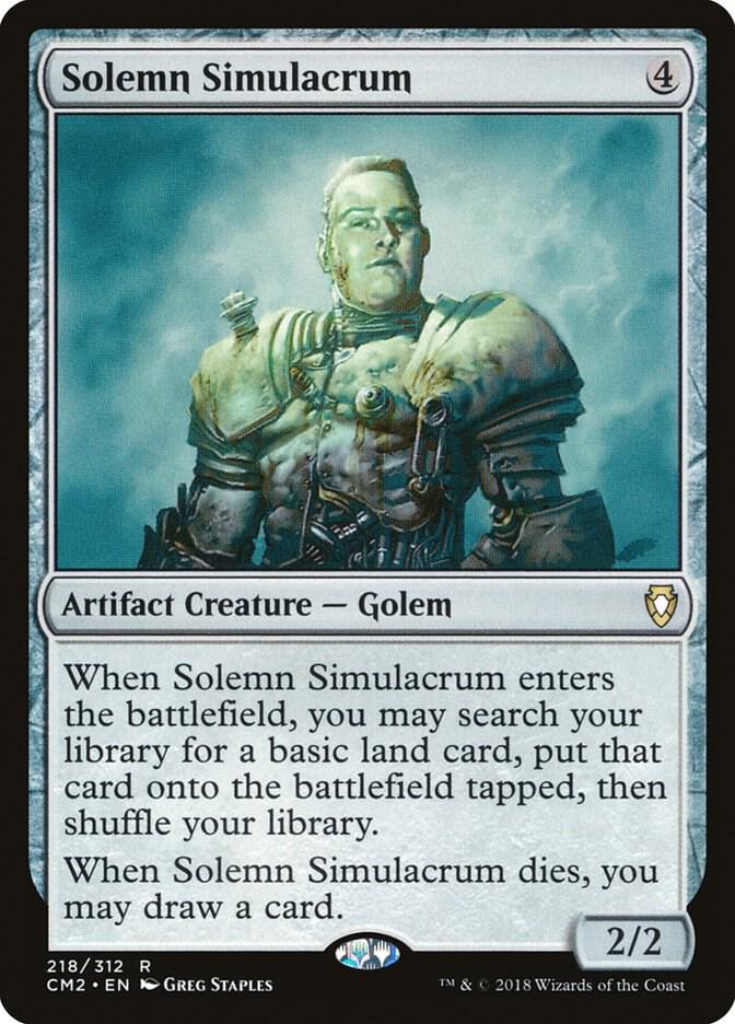 Solemn Simulacrum (218) 218 card