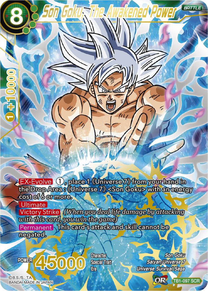 Son Goku, The Awakened Power - Tournament of Power - Dragon