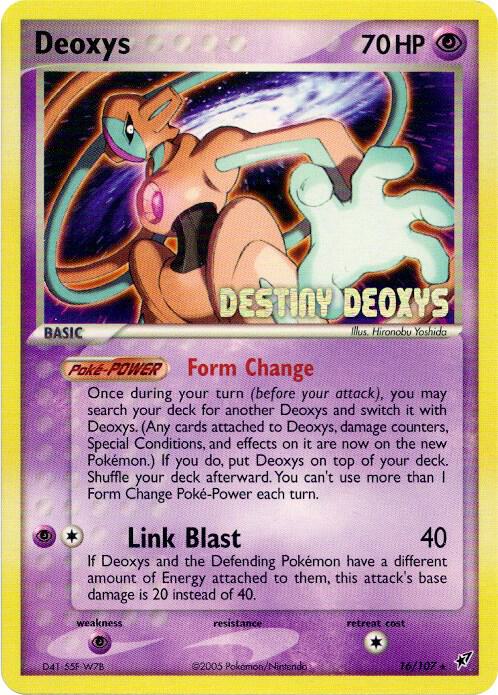Deoxys (Normal Forme) - 16/107 (Movie Promo) 016/107 from Miscellaneous Cards & Products