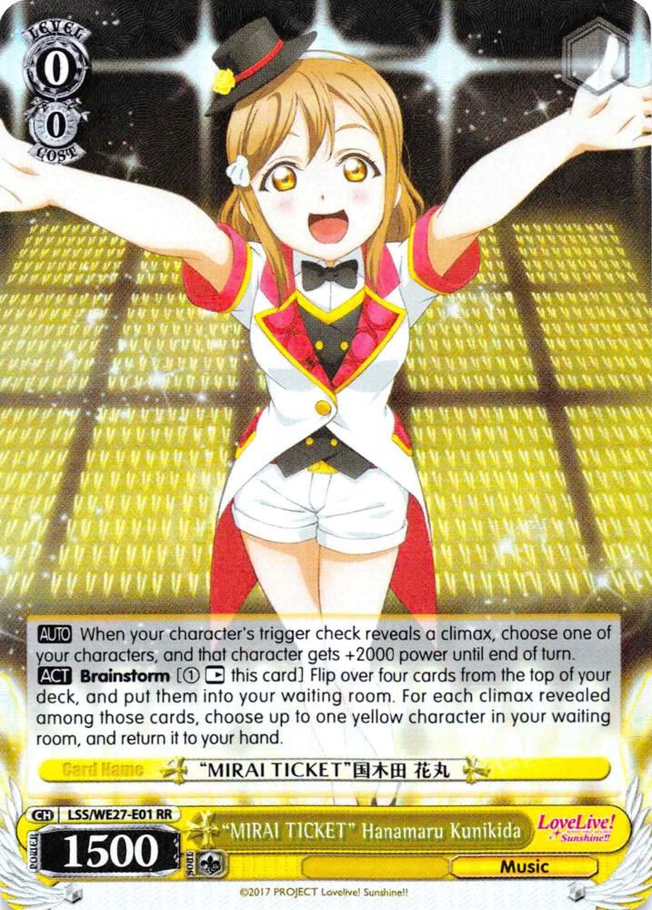 "MIRAI TICKET" Hanamaru Kunikida (Parallel Foil)