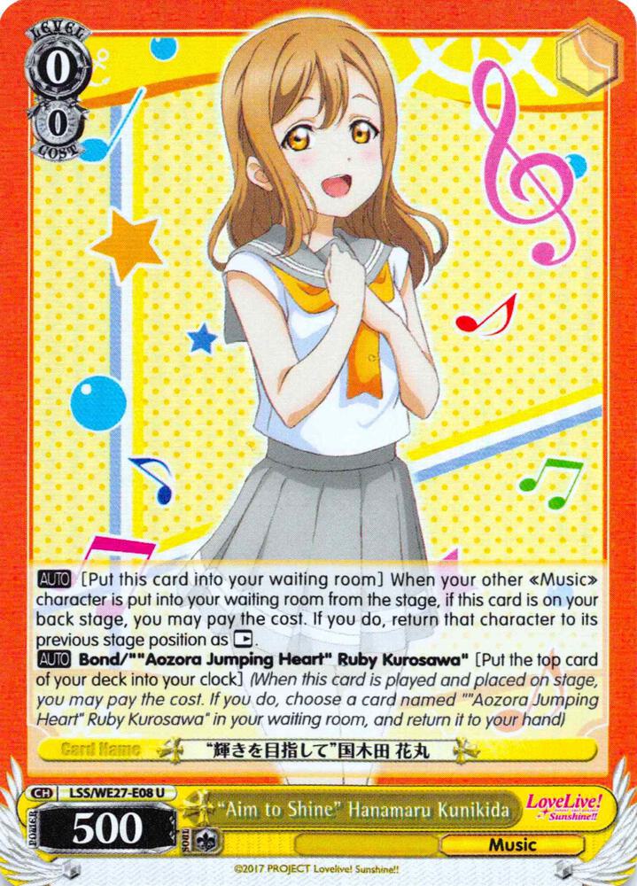 "Aim to Shine" Hanamaru Kunikida (Parallel Foil)