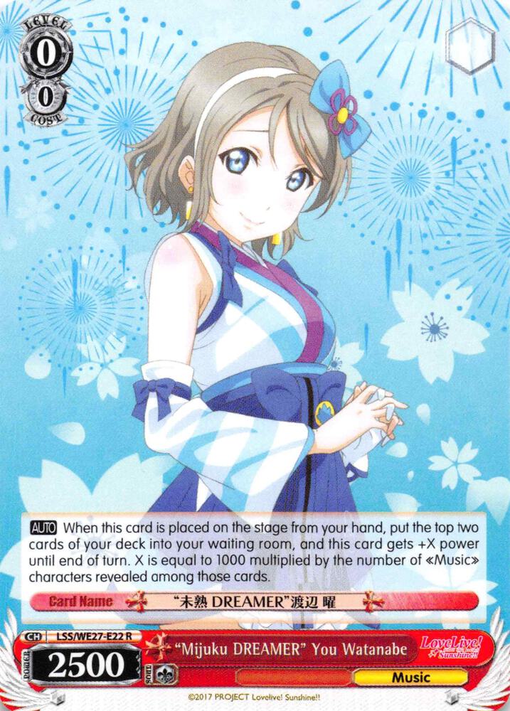 "Mijuku DREAMER" You Watanabe