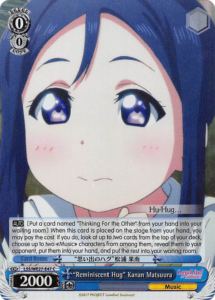 "Reminiscent Hug" Kanan Matsuura (Parallel Foil)