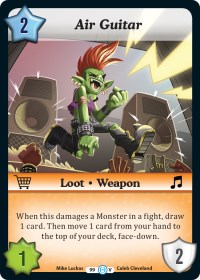 Air Guitar - Munchkin CCG The Desolation of Blarg trading card