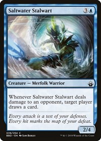 Saltwater Stalwart - Battlebond - Magic: The Gathering card