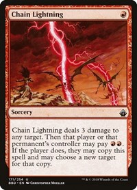 Chain Lightning - Battlebond - Magic: The Gathering card