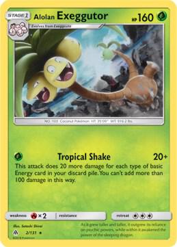 Alolan Exeggutor - 2/131 (SM Forbidden Light) 002/131 from Deck Exclusives