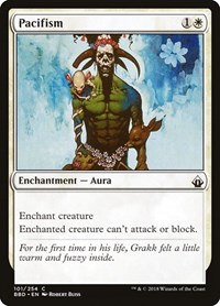 Pacifism - Battlebond - Magic: The Gathering card