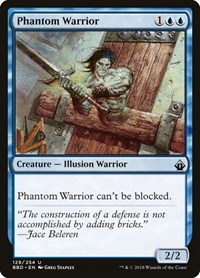 Phantom Warrior - Battlebond - Magic: The Gathering card