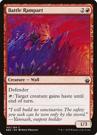 Battle Rampart - Battlebond - Magic: The Gathering card