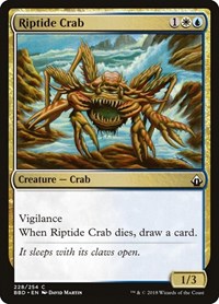 Riptide Crab - Battlebond - Magic: The Gathering card
