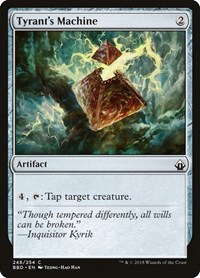 Tyrant's Machine - Battlebond - Magic: The Gathering card