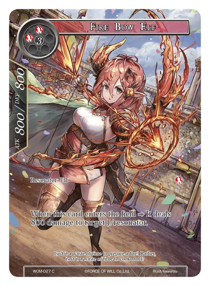 Fire Bow Elf (Full Art)