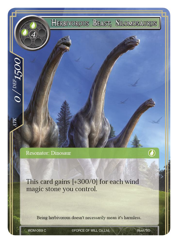 Herbivorous Beast, Silomosaurus