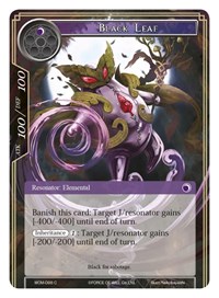 Black Leaf - Force of Will Winds of the Ominous Moon trading card