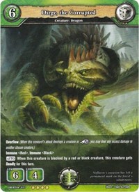 Dirge, the Corrupted - Dragoborne Surge of Titans trading card