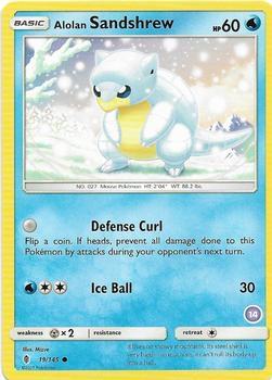Alolan Sandshrew (14) 19/145 from SM Trainer Kit: Alolan Sandslash & Alolan Ninetales