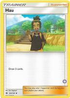 Hau #120 from Pokemon Alolan Sandslash & Ninetales