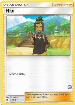 Hau (23) (Alolan Sandslash Half-Deck) 120/149 from SM Trainer Kit: Alolan Sandslash & Alolan Ninetales