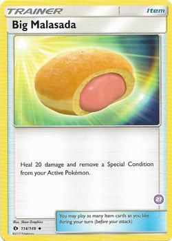 Big Malasada (27) 114/149 from SM Trainer Kit: Alolan Sandslash & Alolan Ninetales