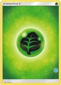 Grass Energy (1) from SM Trainer Kit: Alolan Sandslash & Alolan Ninetales Pokemon card image