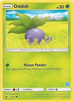 Oddish (11) 4/147 from SM Trainer Kit: Alolan Sandslash & Alolan Ninetales