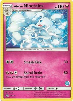 Alolan Ninetales (17) SM128 from SM Trainer Kit: Alolan Sandslash & Alolan Ninetales