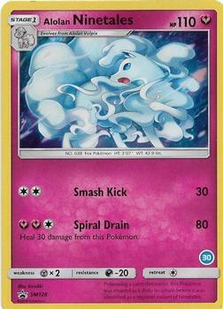 Alolan Ninetales (30) SM128 from SM Trainer Kit: Alolan Sandslash & Alolan Ninetales