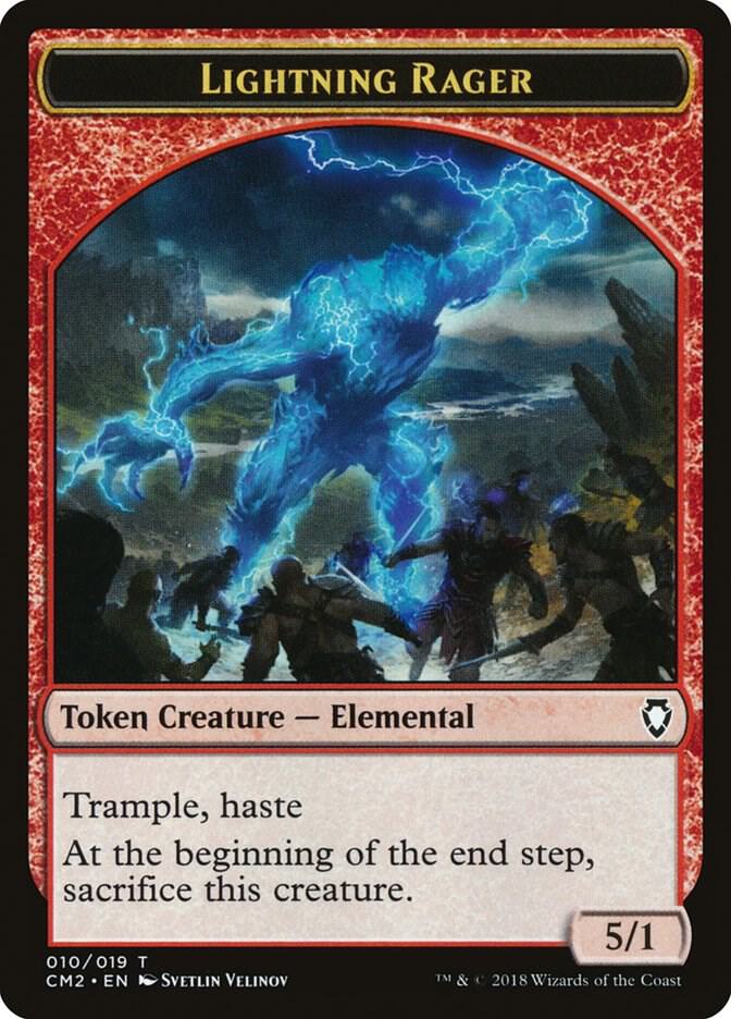 Lightning Rager Token 10 card