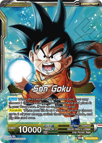 Son Goku // Legacy Bearer Son Goku - Colossal Warfare - Dragon