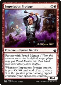 Impetuous Protege - Launch Party & Release Event Promos - Magic: The Gathering card