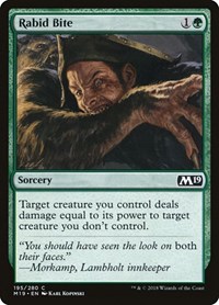 Rabid Bite (Core Set 2019)
