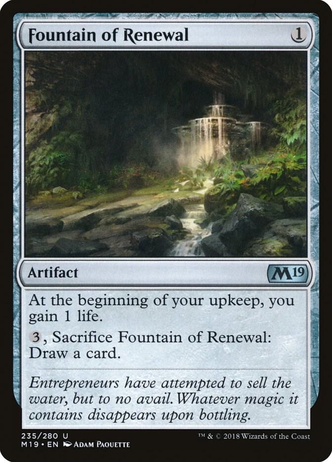 Fountain of Renewal - Core Set 2019 - Magic: The Gathering
