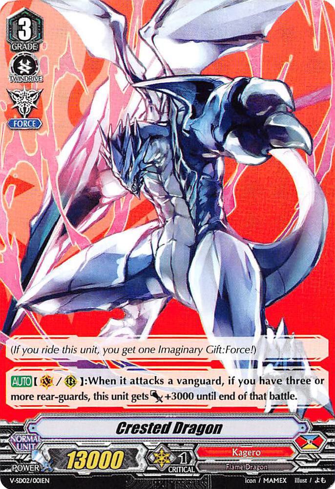 Crested Dragon - V Start Deck 02: 2018 Free Experience Deck