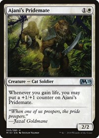 Ajani's Pridemate (Core Set 2019)