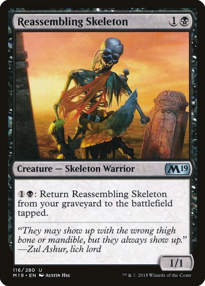Reassembling Skeleton 116 card