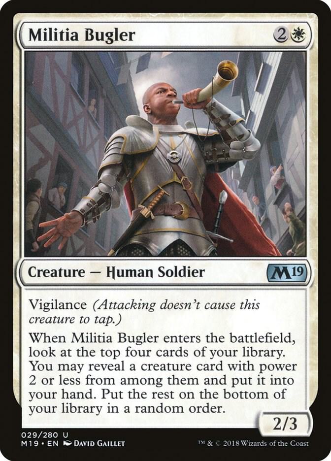 Militia Bugler 29 card